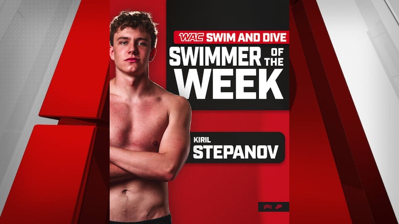 UNLV men’s swimming freshman Kiril Stepanov has been named the WAC Men’s Swimmer of the Week,...