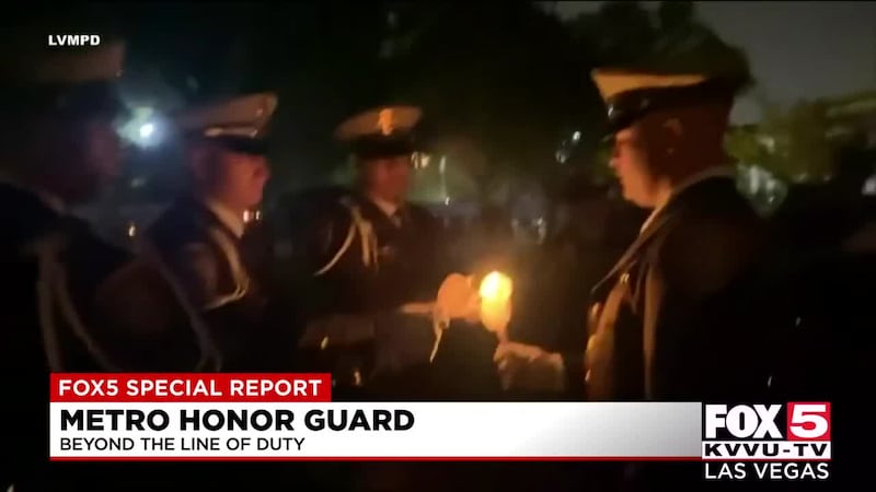 They represent police departments at some of their darkest times. Police honor guards are made...