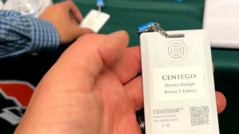 An alert system called Centegix notified the Georgia school of an emergency, the same tech...