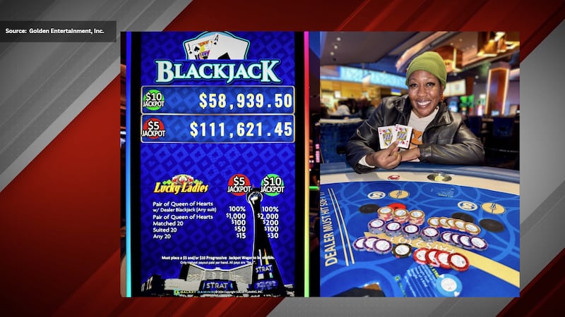 A Las Vegas Valley resident won big at The STRAT playing blackjack!