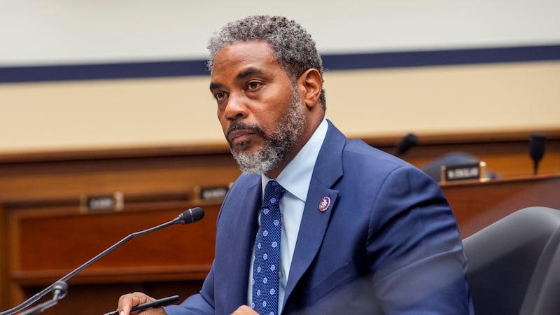 Rep. Steven Horsford, D-Nev., speaks during a House Armed Services Committee hearing on...