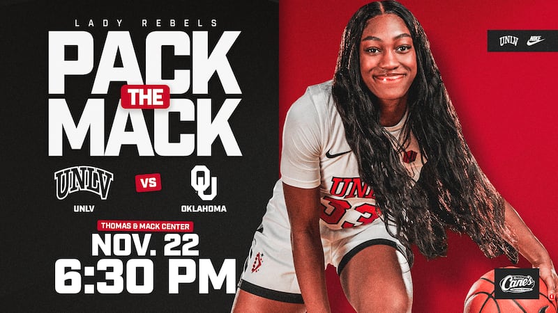 The UNLV Lady Rebels continue the homestand in a marquee match-up against No. 9 Oklahoma.