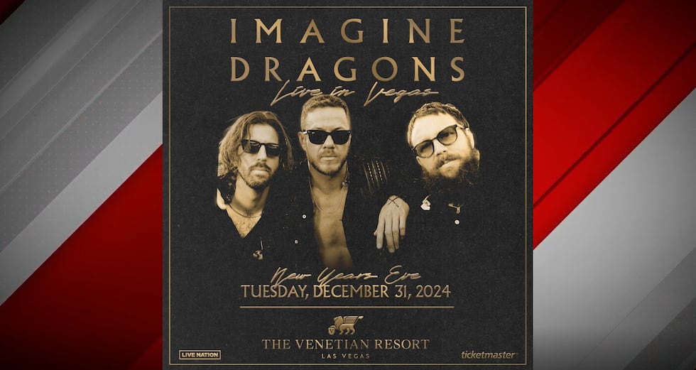 Imagine Dragons will host a special hometown performance on the Las Vegas Strip on Dec. 31, 2024.