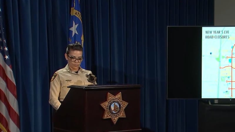 Las Vegas Metro Police alongside Valley officials share details on agencies efforts to ensure...