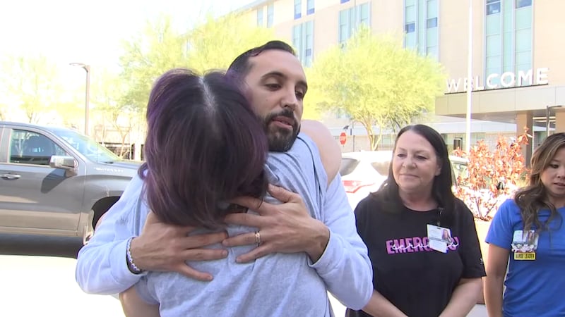 1 October survivor visits Las Vegas Hospital