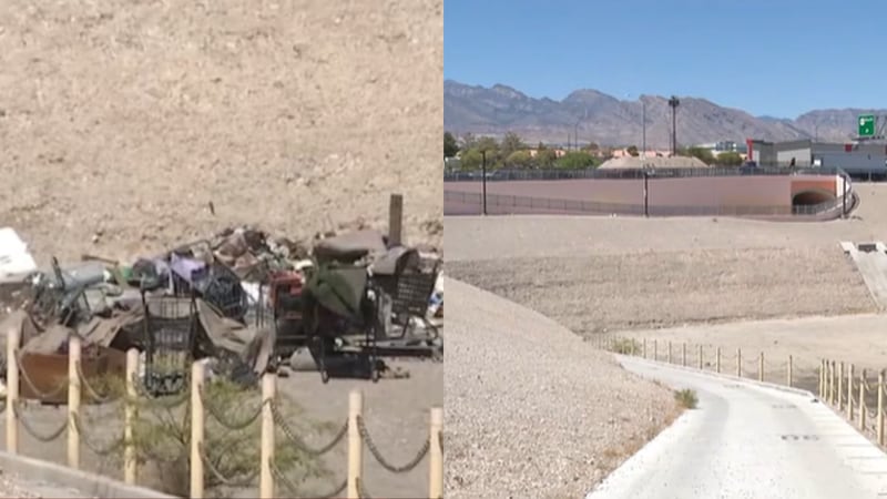 The City of Las Vegas quickly responded to concerns of the trashed Bonanza Bike Trail near US...