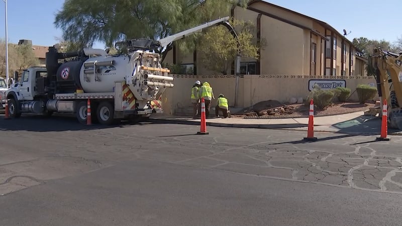 Work began on those leaky pipes at the townhomes. Several residents told me they’re relieved...