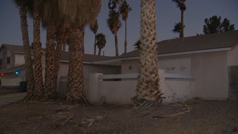 Home in Las Vegas boarded up for third time