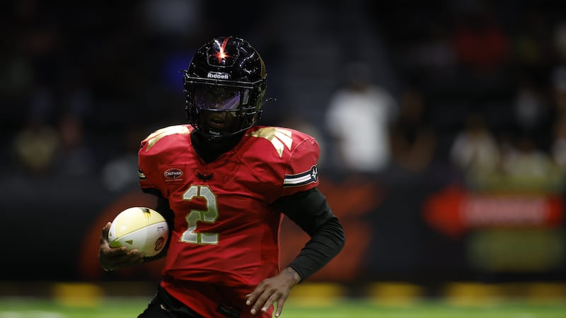 Vegas Knight Hawks quarterback  Ja'rome Johnson wins third IFL offensive player of the week