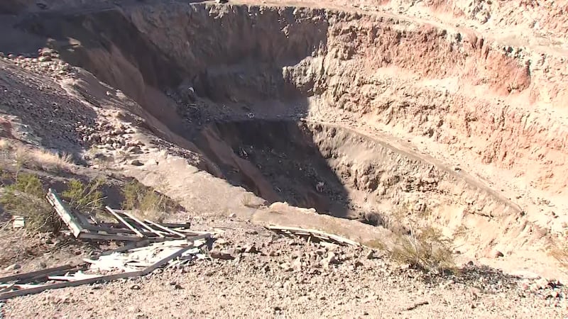 An abandoned mine near Lake Las Vegas