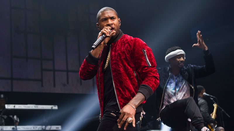 FILE - Usher performs at Power 105.1's Powerhouse 2016 at Barclays Center in New York on Oct....