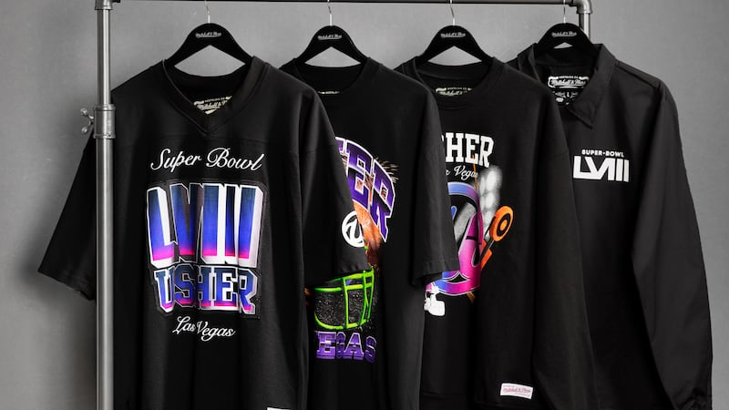 Usher and the NFL have announced a new merchandise collection ahead of Super Bowl LVIII in Las...