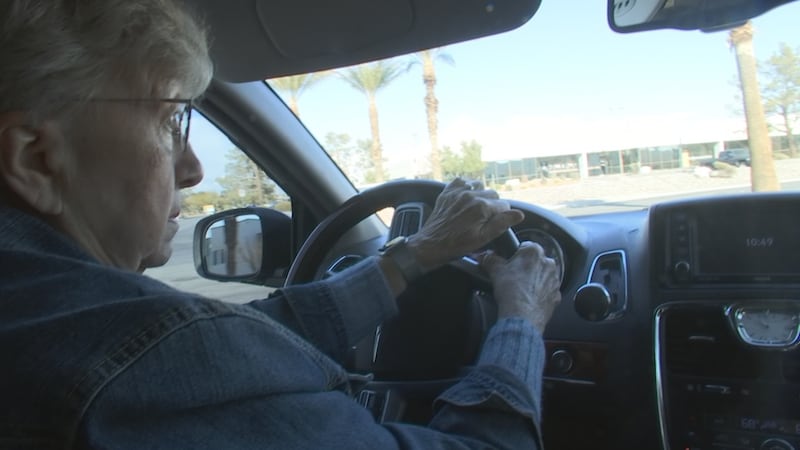 Gail Morrison, 86, has been driving since her early teens.