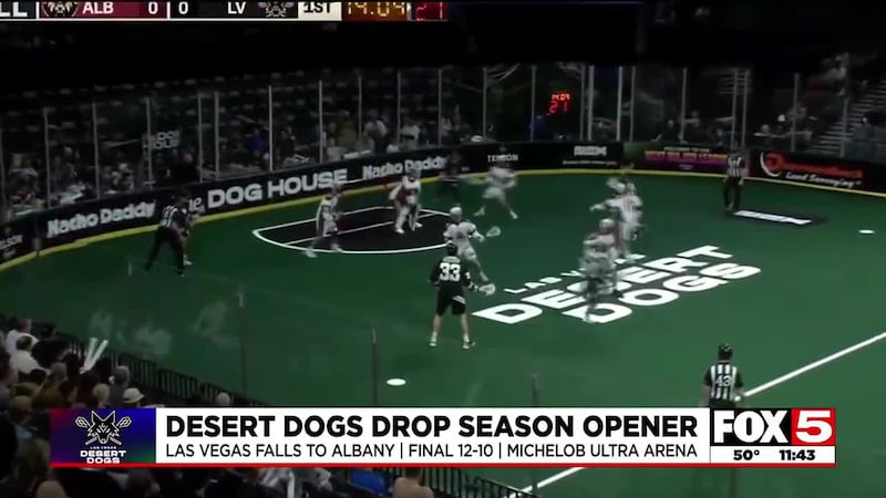 Las Vegas Desert Dogs drop season opener against Albany