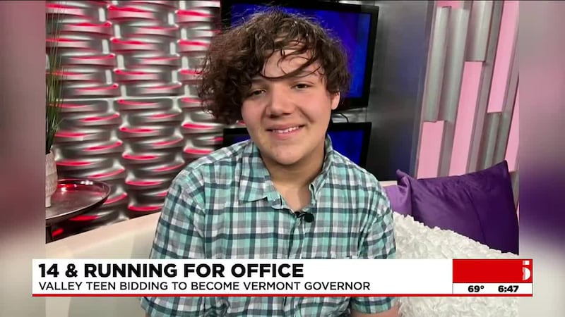 A legal loophole is allowing a 14-year-old from Las Vegas to run for governor in Vermont.