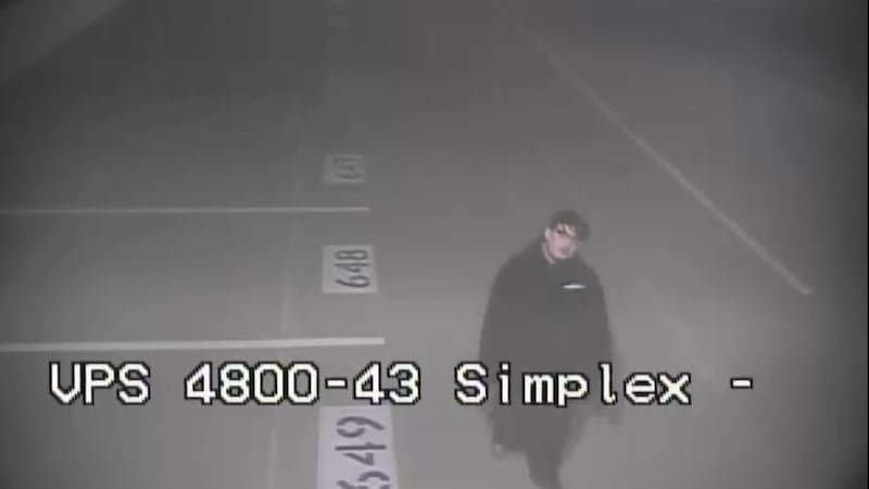 Las Vegas Metro police is looking for a person possibly connected to a graffiti incident.