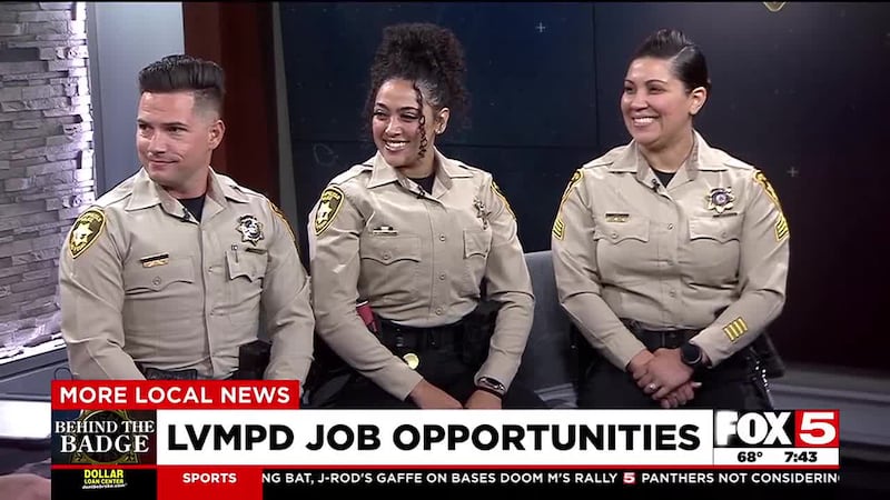 Officers with the Las Vegas Metropolitan Police Department join FOX5 on this week's Behind the...