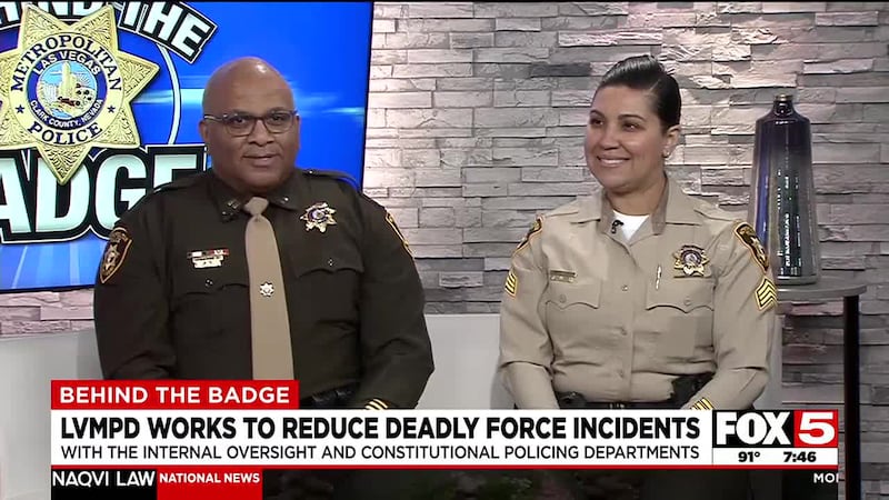 FOX5 sits down with Captain Kurt McKenzie and Sergeant Alejandra Zambrano to discuss how LVMPD...