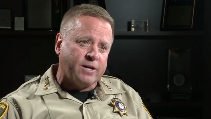 FOX5 Las Vegas anchor John Huck got an interview with Las Vegas police sheriff Kevin McMahill...