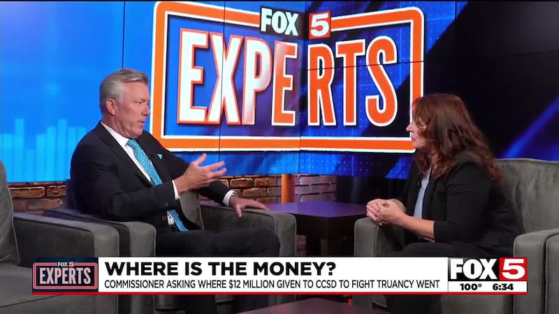 A Clark County commissioner talks to FOX5's John Huck about $12 million to fight truancy that...