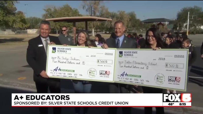 FOX5 in partnership with Silver State Schools Credit Union and the People Over Profit...