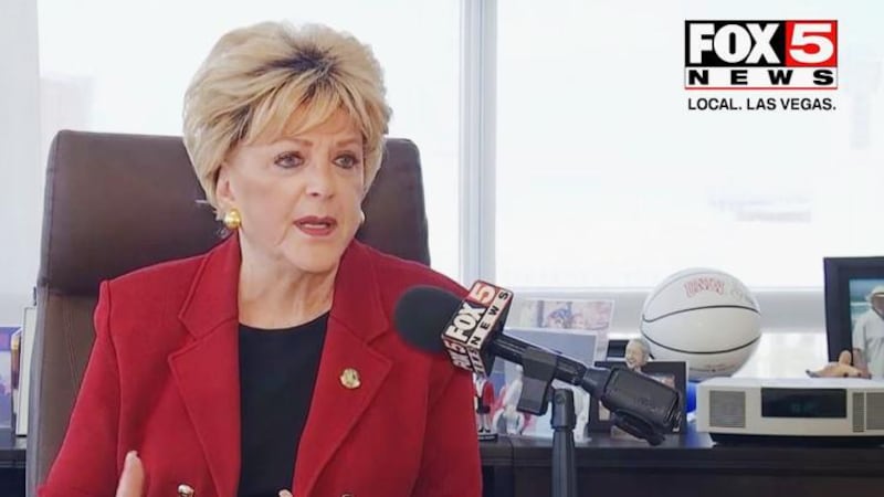 Carolyn Goodman speaks to FOX5 on Thursday, April 16, 2020.