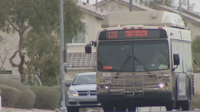 Generic photo of Regional Transportation Commission (RTC) bus in Southern Nevada