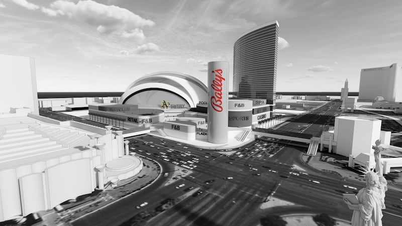 A new "masterplan" from Bally's and the Athletics is revealing new renderings of the proposed...