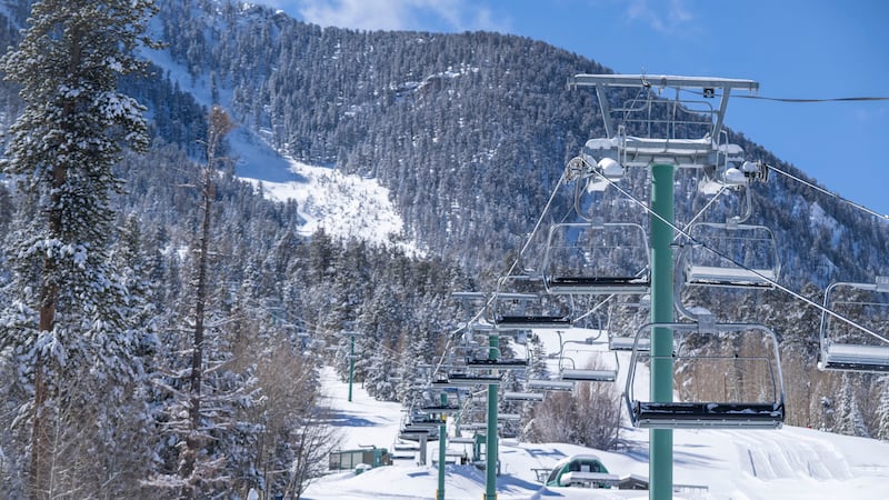 The lifts are ready to take skiers to fresh powder high on the mountain.