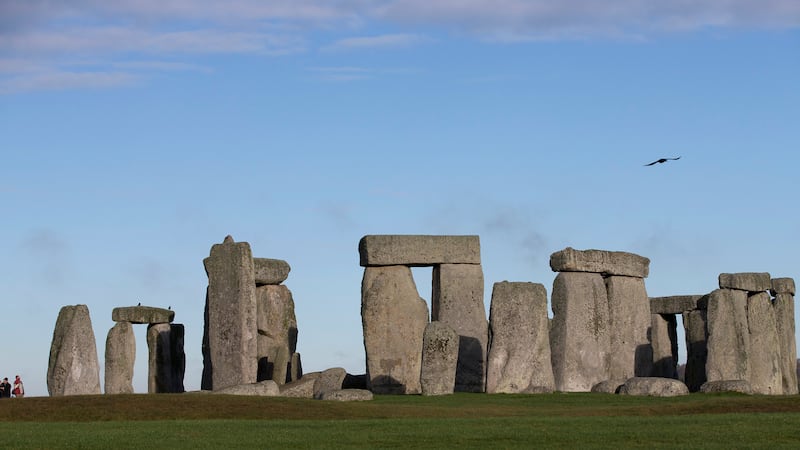 FILE - The world heritage site of Stonehenge is seen in Wiltshire, England on Dec. 17, 2013.