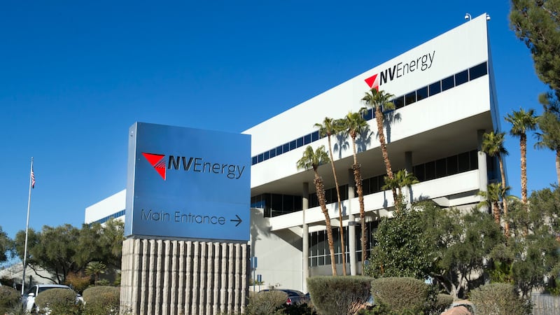 Exterior of NV Energy building in Las Vegas, NV