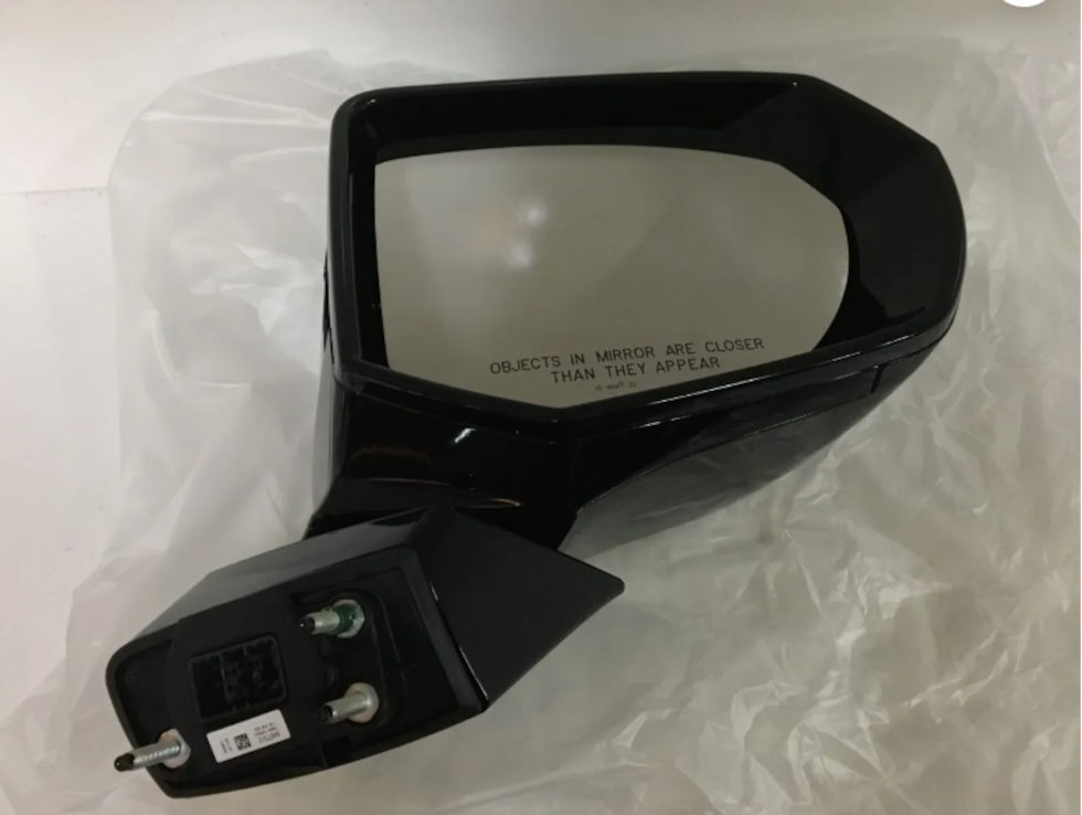 A replica side mirror believed to belong to a vehicle involved in a I-15 hit-and-run on...