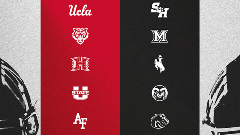 UNLV football will play four Mountain West teams in 2025 that it did not face this season as...