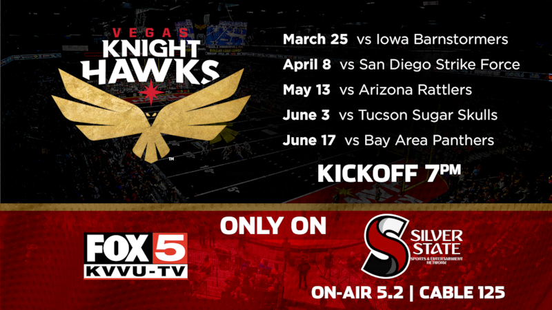 Catch Vegas Knights Hawks on FOX5 and Silver State Sports & Entertainment Network